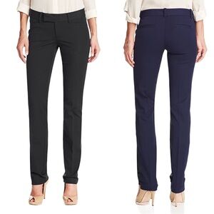 LILLY PULITZER Leigh Formal/Casual Preppy Straight Leg Trousers/Pants Black Sz 4